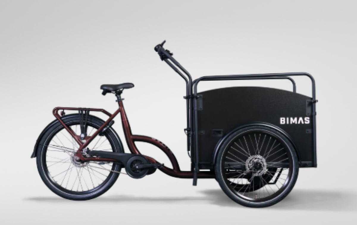 Electrische bakfiets 3.3 premium rood