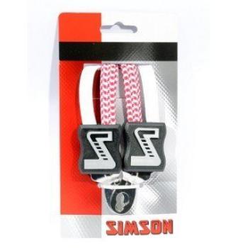 021366 Simson Snelbinder 49cm extra kort wit/roze