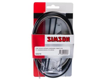 020216 Simson Versn.kabel RVS Nexus 4V/7V/8V incl Tool zwart