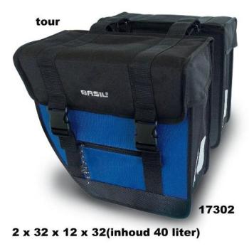 Tas dubbel Basil A. Tour X