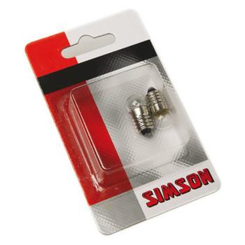 Simson Fietslampjes achter. 6 Volt 0,6 Watt