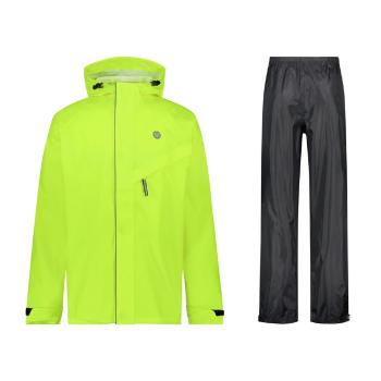 AGU Regenpak passat neon geel S