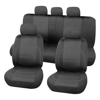 Carpoint Stoelhoesset Paris 9-delig zwart