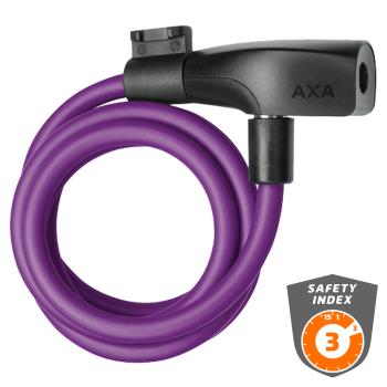 Axa Kabelslot Resolute 8-120 paars