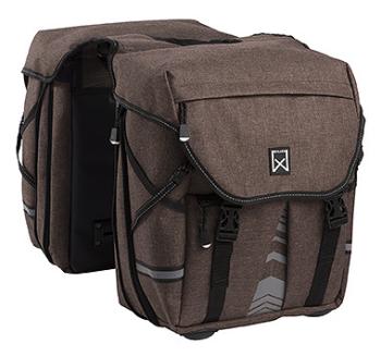 Willex dubbele bagagetas 1200 Bruin 28 liter