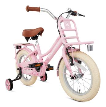 Supersuper Kinderfiets Cooper Bamboo 12 inch Roze