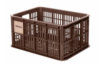 Basil gerecyclede fietskrat crate maat S 17,5 liter Bruin