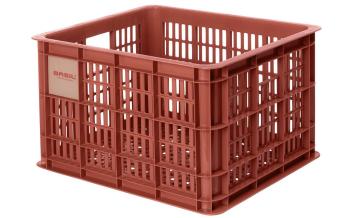 Basil gerecyclede fietskrat crate maat M 29,5 liter Rood