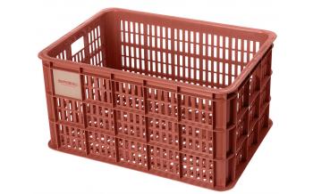 Basil gerecyclede fietskrat crate maat L 40 liter Rood