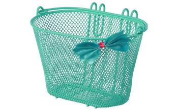 Basil Kinderfietsmand Jasmin Bow-Tie mint