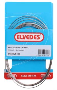 Elvedes Schakel binnenkabel 4000mm RVS ø1,1mm Shimano / SRAM N-nippel