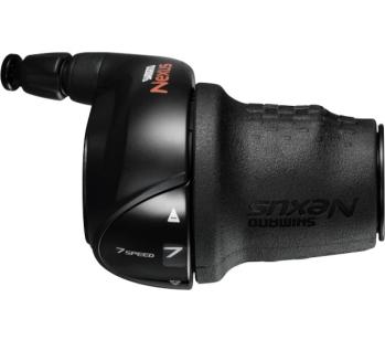 Shimano Draaiversteller 7 speed Nexus SL-C3000 voor NX40 inclusief kabels zwart