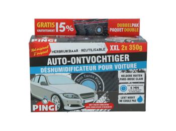 Pingi Auto-Ontvochtiger dubbel pack