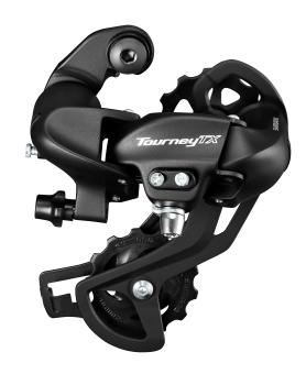 Shimano Achterderailleur 7/8-speed Tourney TX800 met padbevestiging zwart