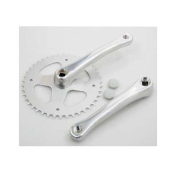 Cortina crankstel 42t 3/32 alu silver