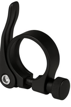 Zadelpenklem Edge ?34.9 Alu Quick-Release - zwart