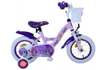 Wish kinderfiets meisjes 12 inch paars 2024