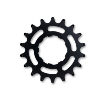 KMC Tandwiel Voor enviolo 18T O-MO Staal 3/32 inch Zwart