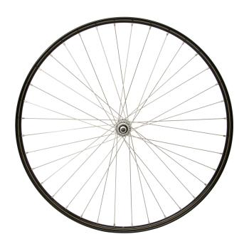 Cordo voorwiel 28 1/2  22-635 rvs spaak zwart
