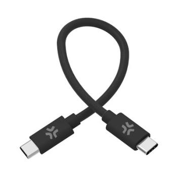 Celly USB-C > USB-C Katoen Gevlochten Kabel 30cm