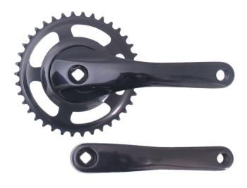 WP1 Crankstel 38T Gazelle zonder stofkap - zwart