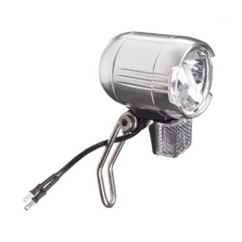 Bj0405a Koplamp E-Bike Zilver Falkx Iron  Led Kopl