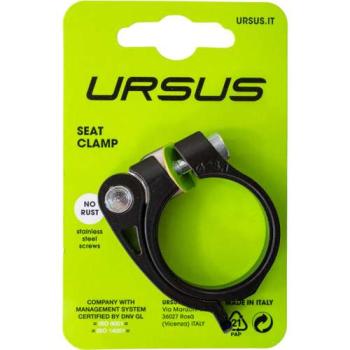 Ursus zadelpenklem met snelspanner 38.1 alu zwart