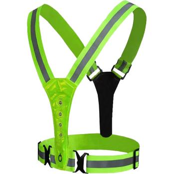 Vwp Reflecterend Sportvest Usb Oplaadbaar Led One