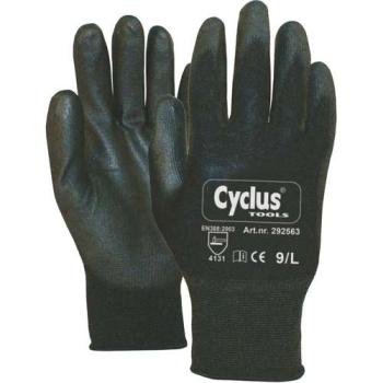 Cyclus handschoen WP L zw/brn