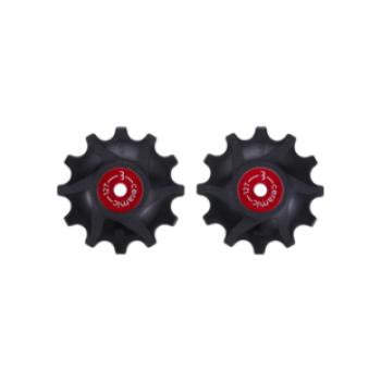 Bdp-16 Derailleurwieltjes Rollerboys 12T  Zwart