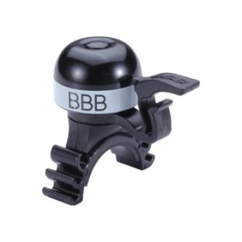 BBB-16 FIETSBEL MINIBELL  ZWART/WIT
