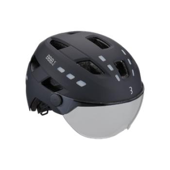 Bhe-163 Helm District Led  Faceshield Ml 54-60 Mat