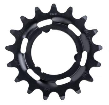 KETTINGWIEL FIETS KMC 17T DOORGEZET 1/8 SH ZW