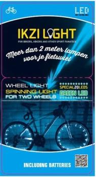 20-LED draad 2.2m WIEL LIGHT v/ 2-wielen GROEN