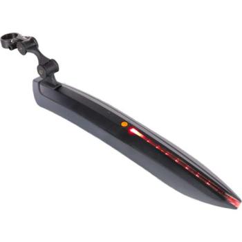 MIRAGE achterspatbord op zadelpen met QR en LED-strip 24-29 inch