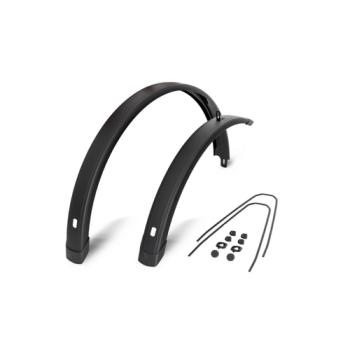 Eurofender Spatbord set Tempo Square 28 inch 58 mm zwart