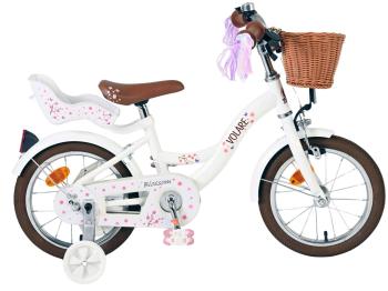 Volare Blossom Kinderfiets Meisjes 14 inch Wit 2025