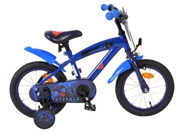 Superman Kinderfiets Jongens 14 inch Blauw 2025