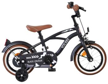 Volare Black Cruiser Kinderfiets Jongens 12 inch Zwart 2025