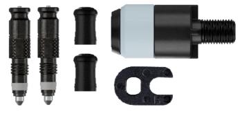 Schwalbe Conversie set Clik Valve SV-SCV Valve met pompkop adapter